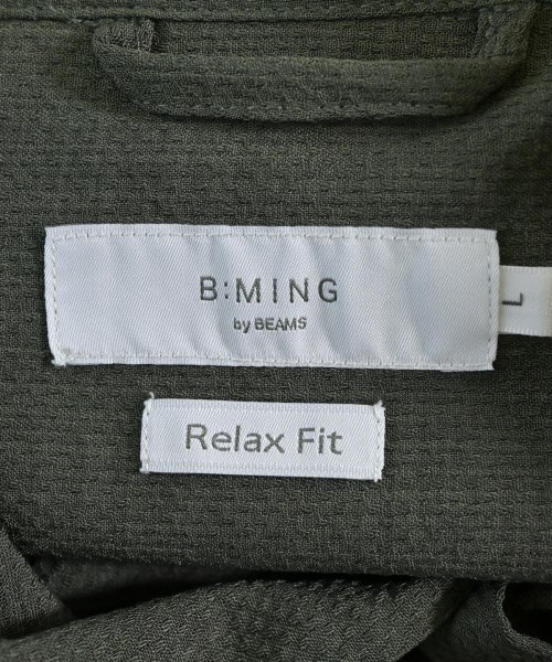 B MING LIFE STORE by BEAMS（ビーミングライフストアバイビームス）カジュアルシャツ カーキ サイズ:L メンズ/2200637275095