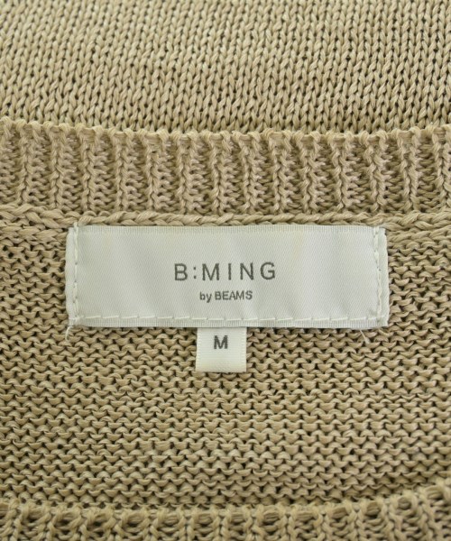 B MING LIFE STORE by BEAMS（ビーミングライフストアバイビームス）ニット・セーター ベージュ サイズ:M メンズ/2200640328023