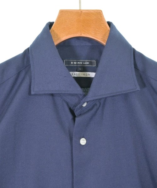 B MING LIFE STORE by BEAMS（ビーミングライフストアバイビームス）カジュアルシャツ 紺 サイズ:L メンズ/2200640328085
