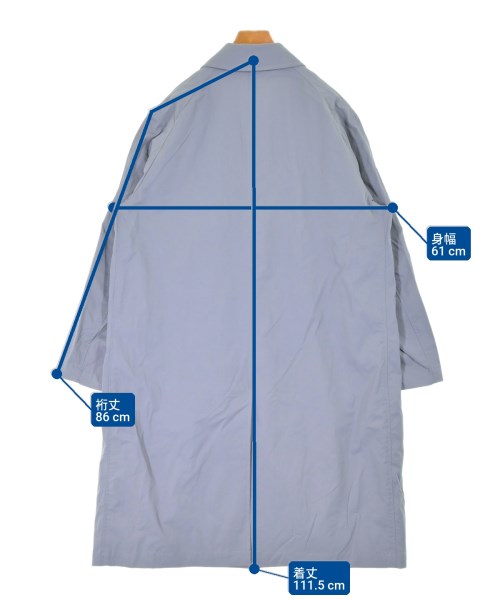 B MING LIFE STORE by BEAMS（ビーミングライフストアバイビームス）ステンカラーコート 青 サイズ:M メンズ/2200649089017