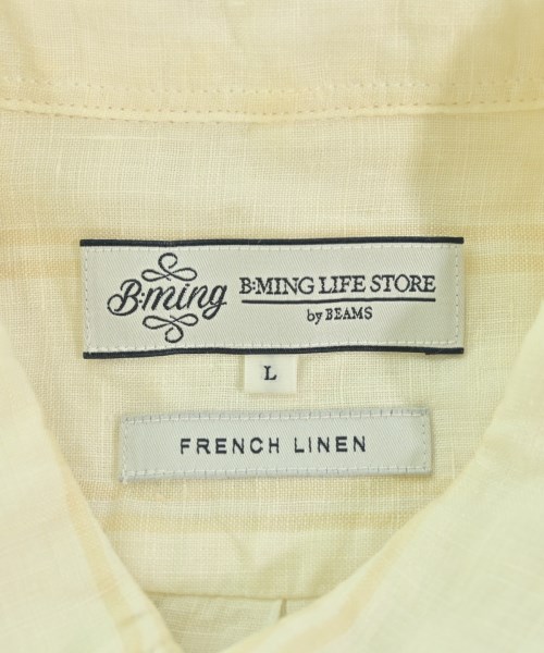 B MING LIFE STORE by BEAMS（ビーミングライフストアバイビームス）カジュアルシャツ 白 サイズ:L メンズ/2200657546052