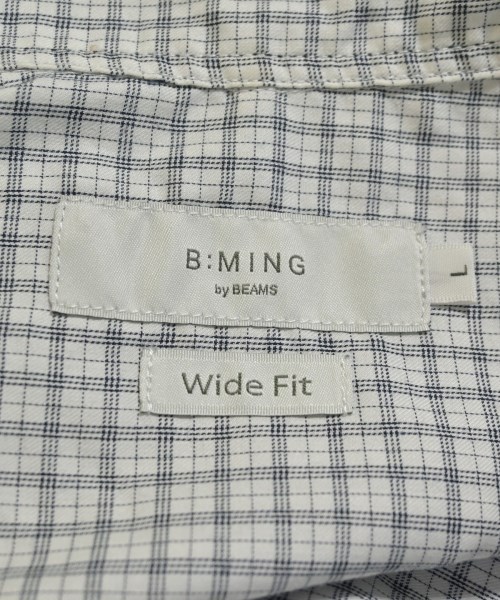 B MING LIFE STORE by BEAMS（ビーミングライフストアバイビームス）カジュアルシャツ 白 サイズ:L メンズ/2200721589060