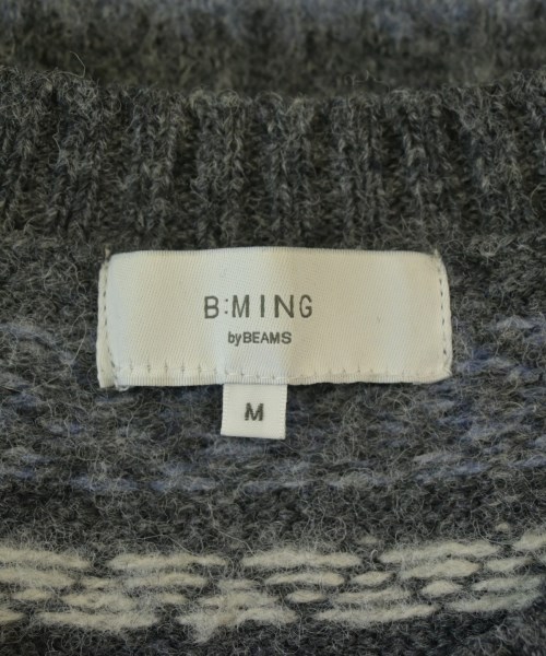 B MING LIFE STORE by BEAMS（ビーミングライフストアバイビームス）ニット・セーター グレー サイズ:M メンズ/2200678469057