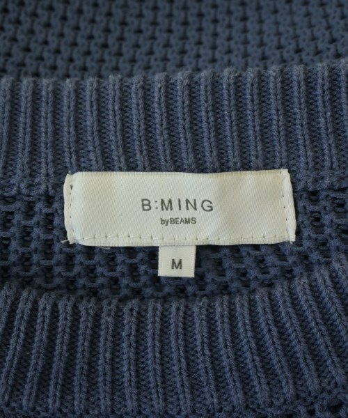 B MING LIFE STORE by BEAMS（ビーミングライフストアバイビームス）ニット・セーター 紺 サイズ:M メンズ/2200678469132