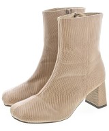 B MING LIFE STORE by BEAMS（ビーミングライフストアバイビームス）ブーツ ベージュ サイズ:23.5cm レディース/2200633822149