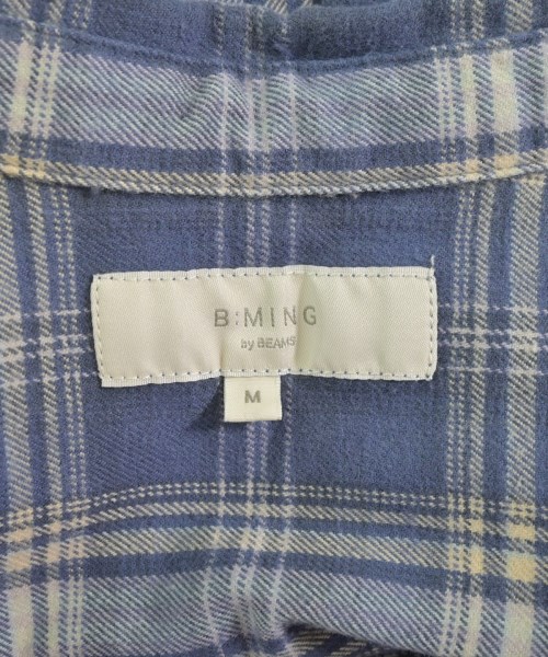 B MING LIFE STORE by BEAMS（ビーミングライフストアバイビームス）カジュアルシャツ 青 サイズ:M レディース/2200603723063