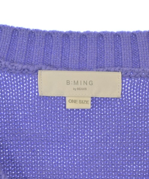 B MING LIFE STORE by BEAMS（ビーミングライフストアバイビームス）カーディガン 紫 サイズ:ONE レディース/2200637842044