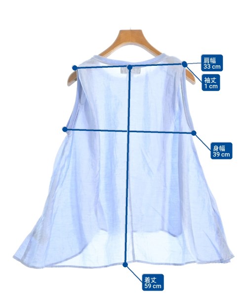 B MING LIFE STORE by BEAMS（ビーミングライフストアバイビームス）ブラウス 青 サイズ:F レディース/2200622707051