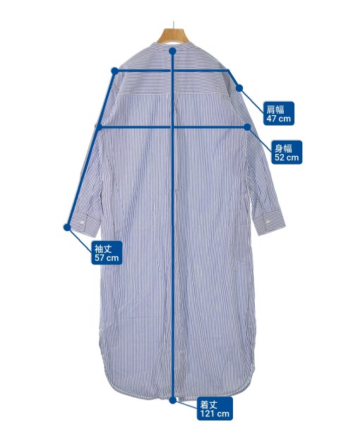 B MING LIFE STORE by BEAMS（ビーミングライフストアバイビームス）シャツワンピース 青 サイズ:M レディース/2200613799171