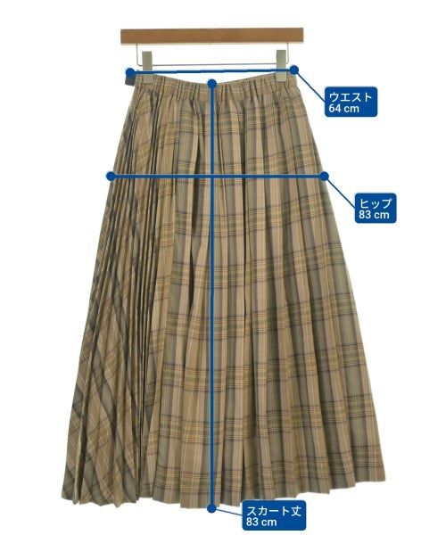 B MING LIFE STORE by BEAMS（ビーミングライフストアバイビームス）ロング・マキシ丈スカート ベージュ サイズ:S レディース/2200616043035