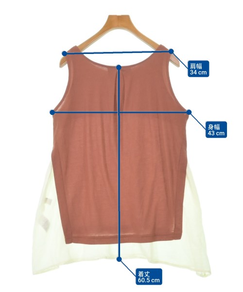 B MING LIFE STORE by BEAMS（ビーミングライフストアバイビームス）タンクトップ 茶 サイズ:F レディース/2200615325255