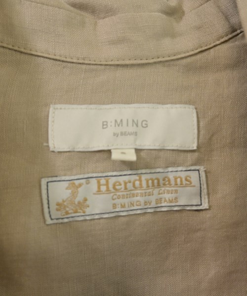 B MING LIFE STORE by BEAMS（ビーミングライフストアバイビームス）シャツワンピース ベージュ サイズ:S レディース/2200630389027
