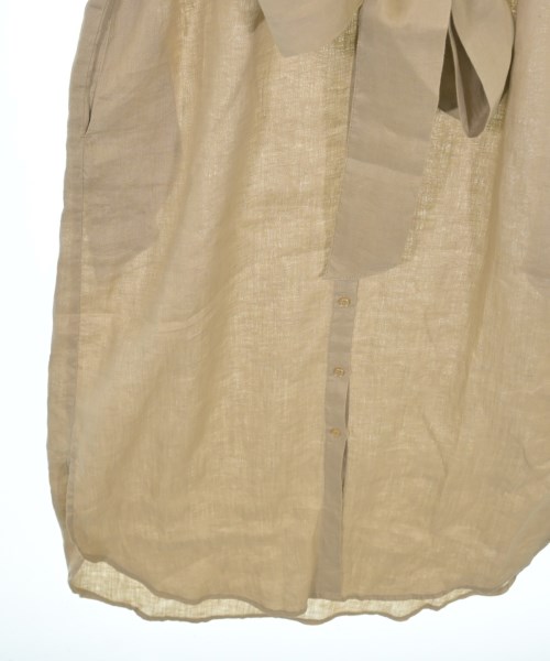 B MING LIFE STORE by BEAMS（ビーミングライフストアバイビームス）シャツワンピース ベージュ サイズ:S レディース/2200630389027