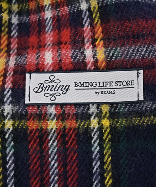 B MING LIFE STORE by BEAMS（ビーミングライフストアバイビームス）ストール 紺 サイズ:- レディース/2200609549063