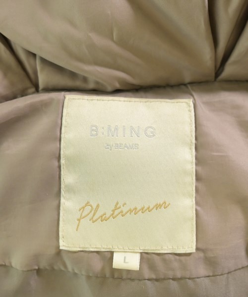 B MING LIFE STORE by BEAMS（ビーミングライフストアバイビームス）ダウンコート 茶 サイズ:L レディース/2200672397042