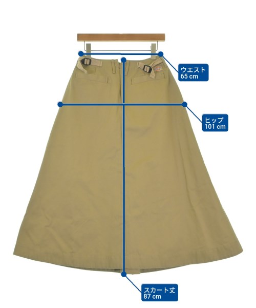 B MING LIFE STORE by BEAMS（ビーミングライフストアバイビームス）ロング・マキシ丈スカート ベージュ サイズ:M レディース/2200675299053