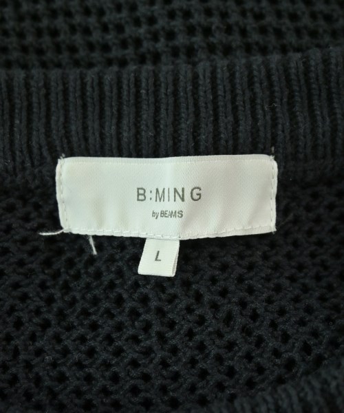 B MING LIFE STORE by BEAMS（ビーミングライフストアバイビームス）ニット・セーター 黒 サイズ:L レディース/2200697968029