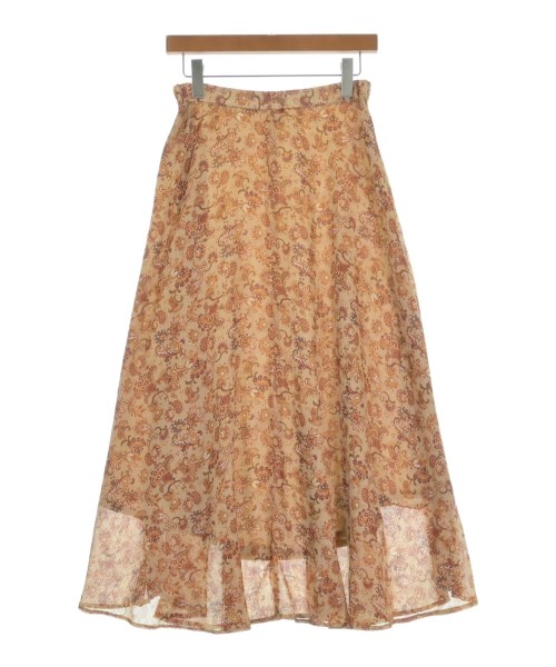 B MING LIFE STORE by BEAMS（ビーミングライフストアバイビームス）ロング・マキシ丈スカート ベージュ サイズ:M レディース/2200648211082