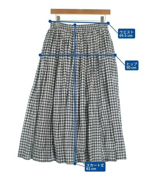 B MING LIFE STORE by BEAMS（ビーミングライフストアバイビームス）ロング・マキシ丈スカート 紺 サイズ:S レディース/2200710756152