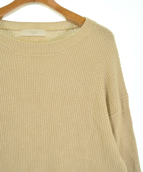 B MING LIFE STORE by BEAMS（ビーミングライフストアバイビームス）ニット・セーター ベージュ サイズ:F レディース/2200710885012