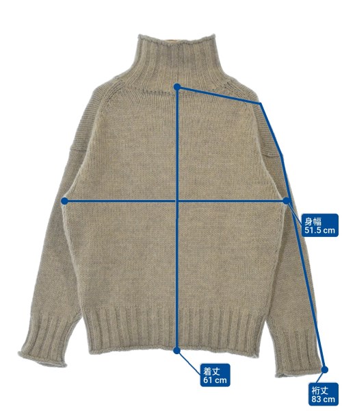 B MING LIFE STORE by BEAMS（ビーミングライフストアバイビームス）ニット・セーター ベージュ サイズ:F レディース/2200651051095