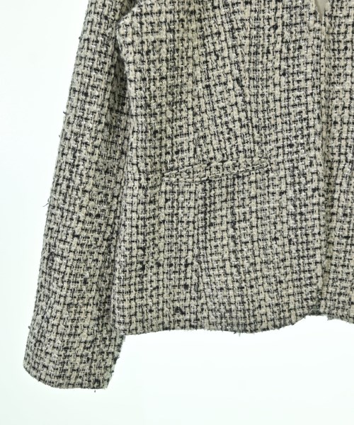 B MING LIFE STORE by BEAMS（ビーミングライフストアバイビームス）ノーカラージャケット 白 サイズ:L レディース/2200697526014