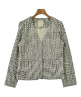 B MING LIFE STORE by BEAMS（ビーミングライフストアバイビームス）ノーカラージャケット 白 サイズ:L レディース/2200697526014