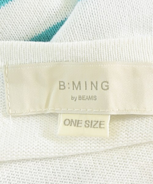 B MING LIFE STORE by BEAMS（ビーミングライフストアバイビームス）ニット・セーター 白 サイズ:ONE レディース/2200701251086