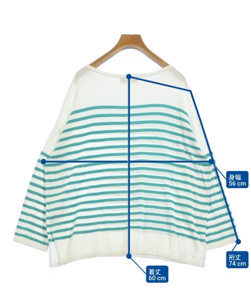 B MING LIFE STORE by BEAMS（ビーミングライフストアバイビームス）ニット・セーター 白 サイズ:ONE レディース/2200701251086