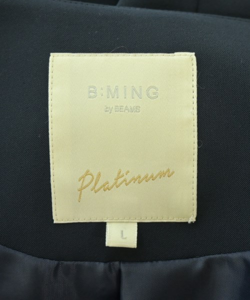 B MING LIFE STORE by BEAMS（ビーミングライフストアバイビームス）ノーカラージャケット 紺 サイズ:L レディース/2200709616146