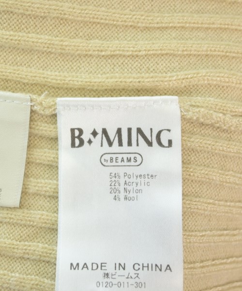 B MING LIFE STORE by BEAMS（ビーミングライフストアバイビームス）ニット・セーター ベージュ サイズ:F レディース/2200665182051