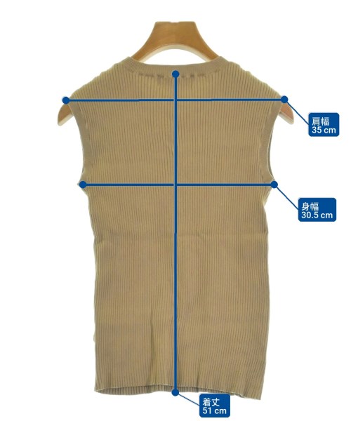 B MING LIFE STORE by BEAMS（ビーミングライフストアバイビームス）ベスト/ノースリーブ ベージュ サイズ:-(XS位) レディース/2200663200092