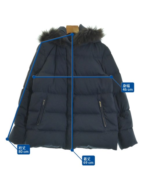 B MING LIFE STORE by BEAMS（ビーミングライフストアバイビームス）ダウンジャケット/ダウンベスト 紺 サイズ:L レディース/2200663937011