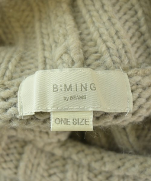 B MING LIFE STORE by BEAMS（ビーミングライフストアバイビームス）ニット・セーター ベージュ サイズ:ONE レディース/2200665171017