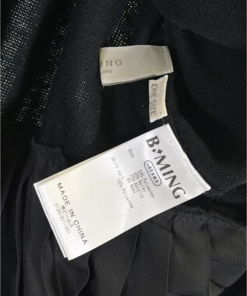 B MING LIFE STORE by BEAMS（ビーミングライフストアバイビームス）ワンピース 黒 サイズ:ONE レディース/2200723749080