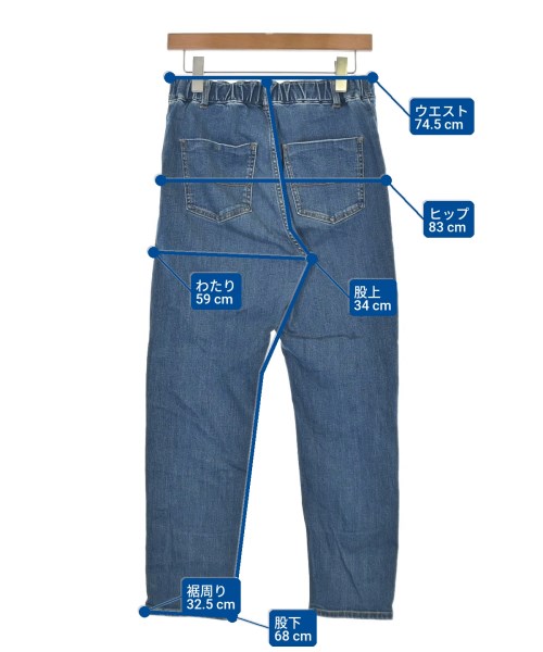 B MING LIFE STORE by BEAMS（ビーミングライフストアバイビームス）デニムパンツ 青 サイズ:L レディース/2200730867098