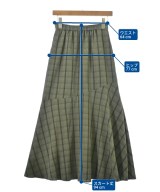 B MING LIFE STORE by BEAMS（ビーミングライフストアバイビームス）ロング・マキシ丈スカート カーキ サイズ:M レディース/2200680284037