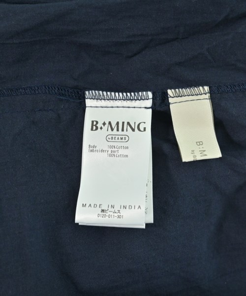 B MING LIFE STORE by BEAMS（ビーミングライフストアバイビームス）ブラウス 紺 サイズ:S レディース/2200683674019