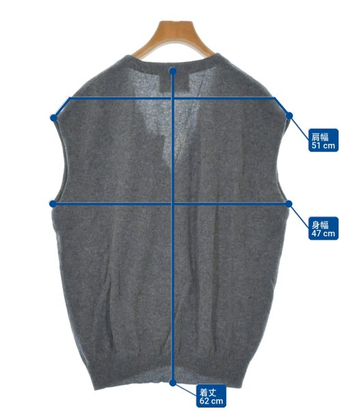 DEMYLEE（デミリー）ベスト グレー サイズ:S レディース/2200631134435