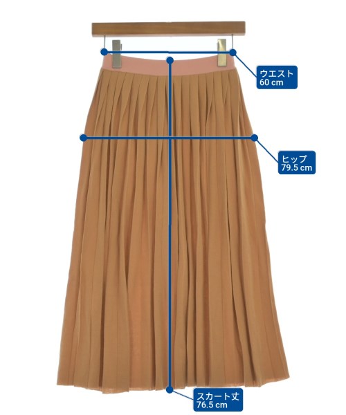 DEMYLEE（デミリー）ロング・マキシ丈スカート 茶 サイズ:XS レディース/2200631134916