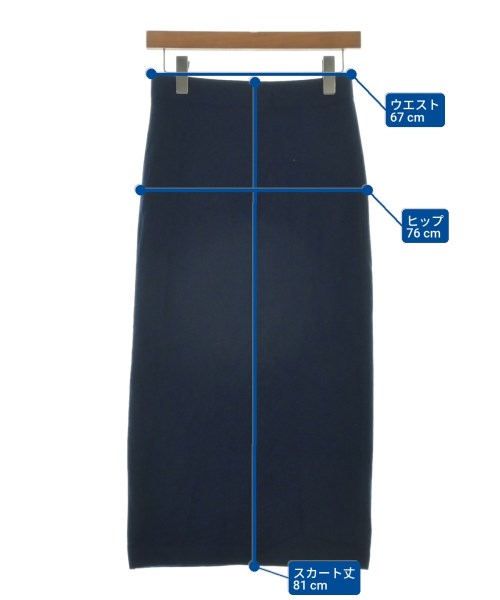 DEMYLEE（デミリー）ロング・マキシ丈スカート 紺 サイズ:S レディース/2200631136507
