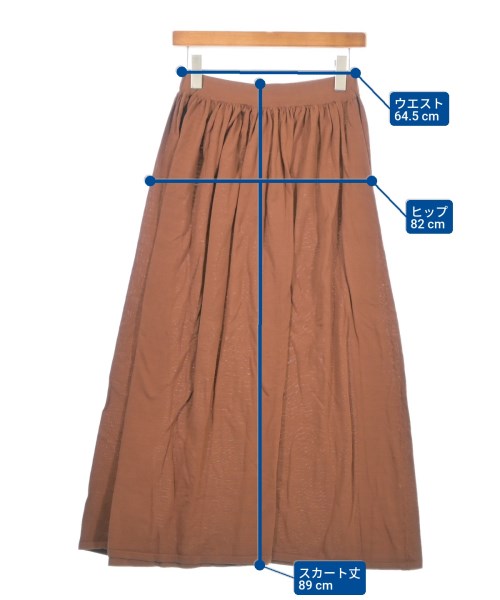 DEMYLEE（デミリー）ロング・マキシ丈スカート 茶 サイズ:XS レディース/2200631138242