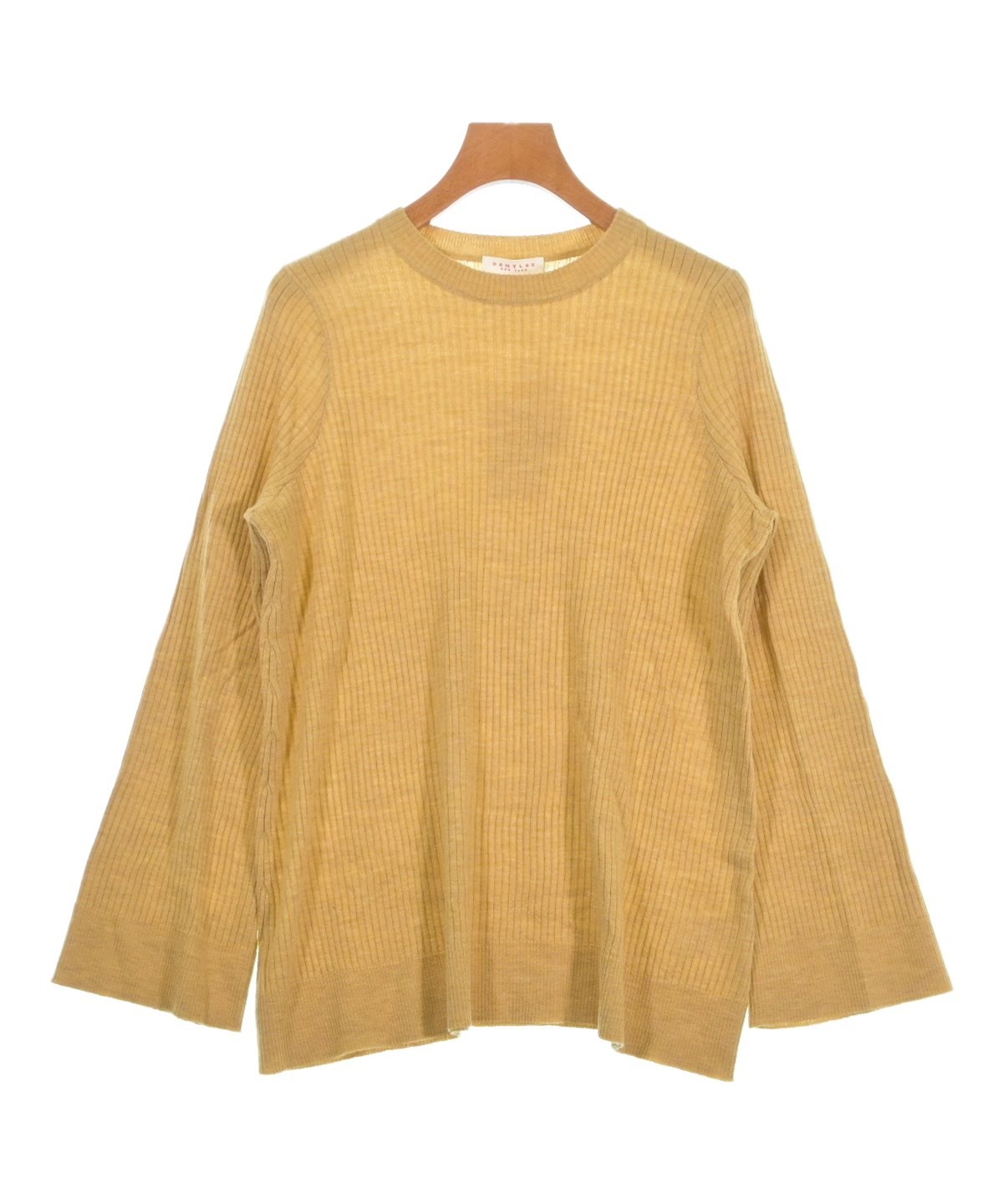 DEMYLEE デミリー ニット・セーター レディース 【古着】【中古】 DEMYLEE（デミリー）ニット・セーター 黄 サイズ:S レディース