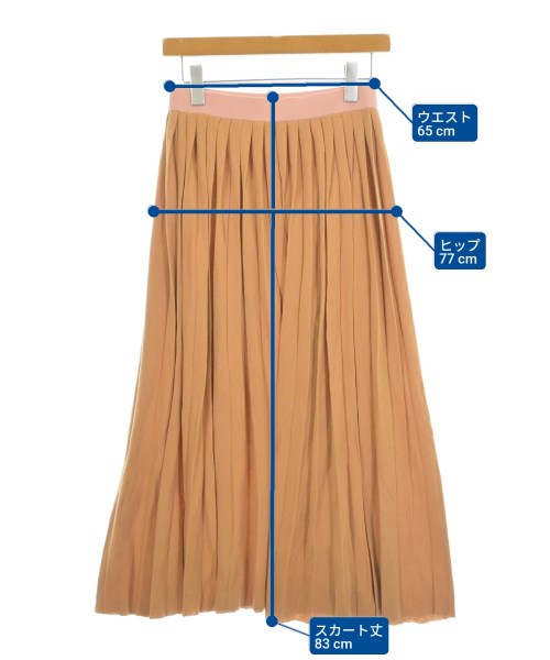 DEMYLEE（デミリー）ロング・マキシ丈スカート オレンジ サイズ:S レディース/2200631144496