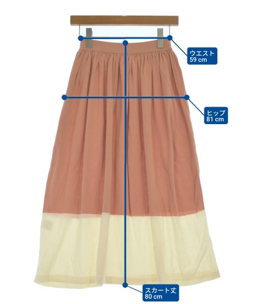 DEMYLEE（デミリー）ロング・マキシ丈スカート ピンク サイズ:XS レディース/2200631146582
