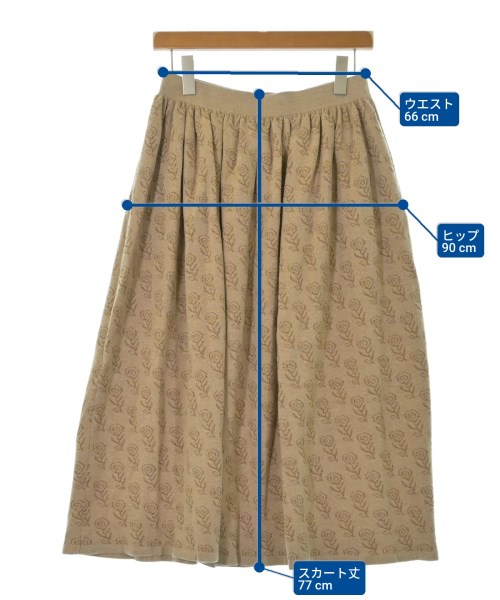 DEMYLEE（デミリー）ロング・マキシ丈スカート ベージュ サイズ:S レディース/2200631146797