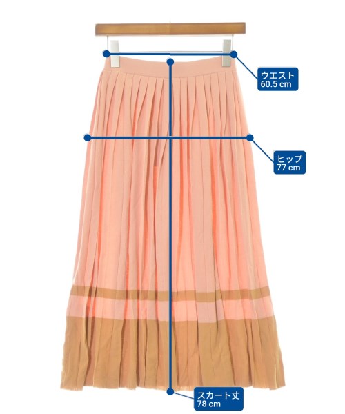 DEMYLEE（デミリー）ロング・マキシ丈スカート ピンク サイズ:XS レディース/2200631147206