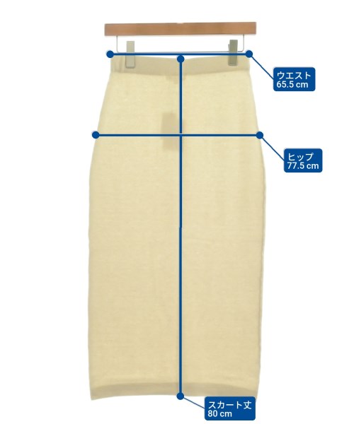 DEMYLEE（デミリー）ロング・マキシ丈スカート 白 サイズ:S レディース/2200631147534