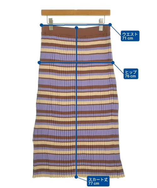 DEMYLEE（デミリー）ロング・マキシ丈スカート 茶 サイズ:S レディース/2200631148760