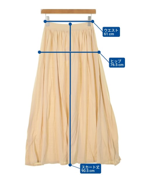 DEMYLEE（デミリー）ロング・マキシ丈スカート ベージュ サイズ:XS レディース/2200631149330